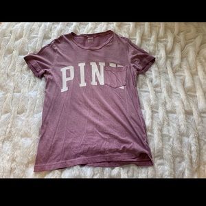 Pink Victoria secret oversized t
